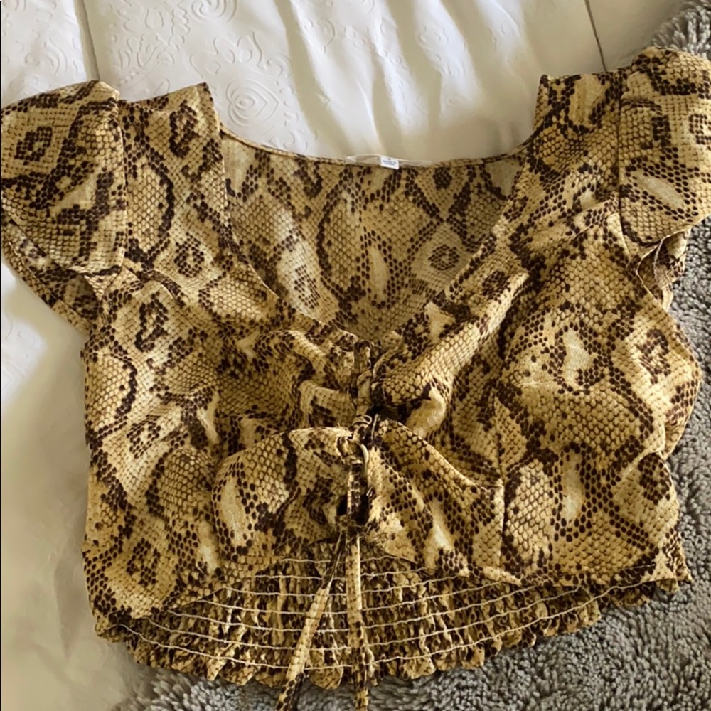Snake skin blouse